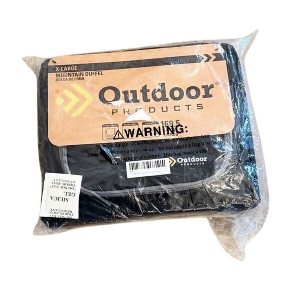 OUTDOOR PRODUCTS 
Outdoor Products XL Mountain
170L Duffel Bag - Black - Picture 14 of 16